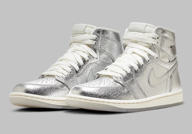 Air Jordan 1 Chrome Metallic Silver