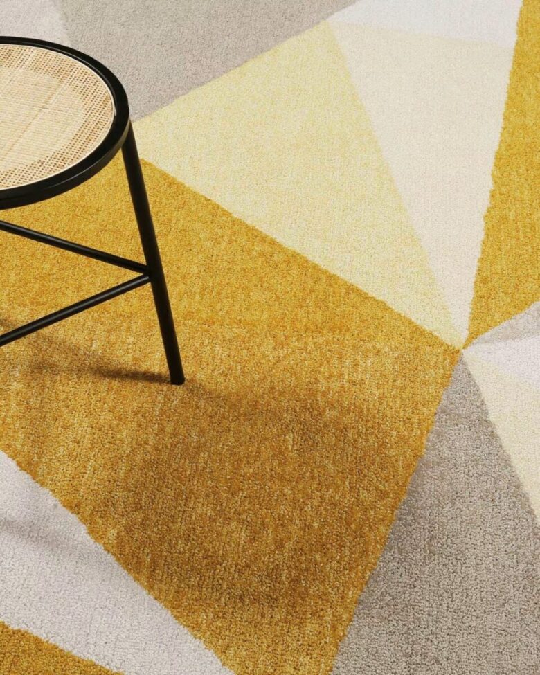 tappeto stile anni '70 terrazzo