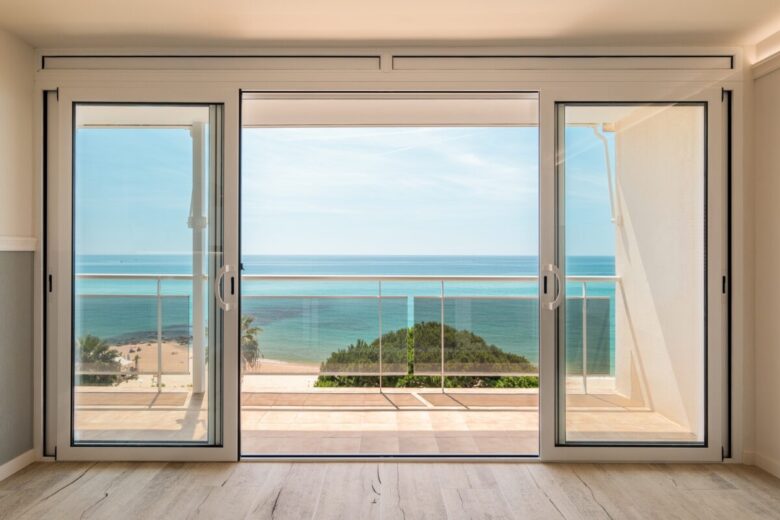Picturesque,View,From,A,Guest,House,Through,Panoramic,Window,With