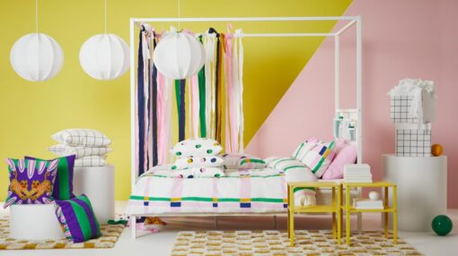 Camera da letto giovanile: colore e fantasia con le novità di Ikea