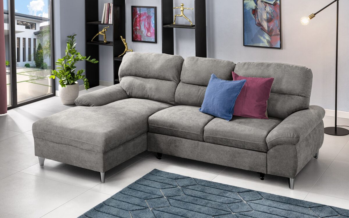 Divano a penisola: il modello Zante di Mondo Convenienza si adatta a tutti gli stili