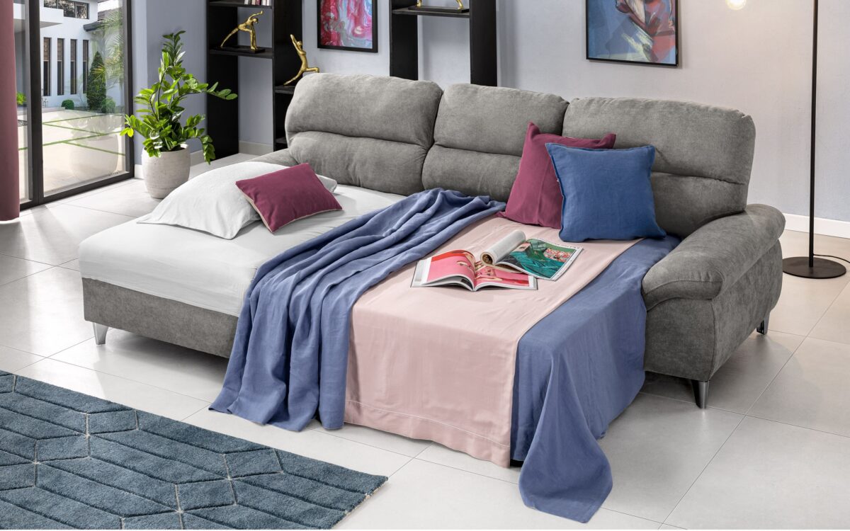 Divano a penisola: il modello Zante di Mondo Convenienza si adatta a tutti gli stili