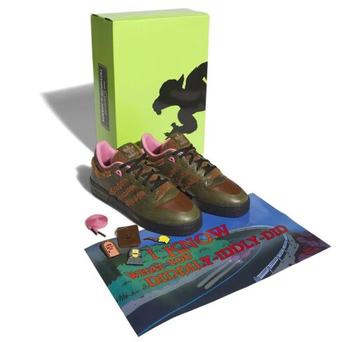 Adidas per Simpson con le sneakers Adidas Werewolf Flanders