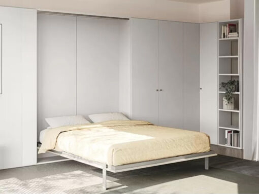 Letto a scomparsa Arredissima: casa piccola ma con stile