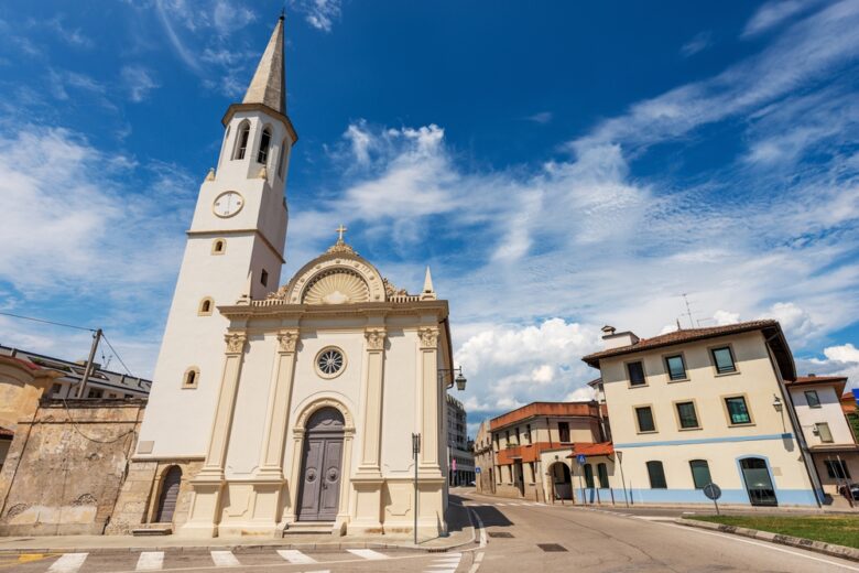 Facade,Of,The,Small,Church,Of,San,Rocco,With,The