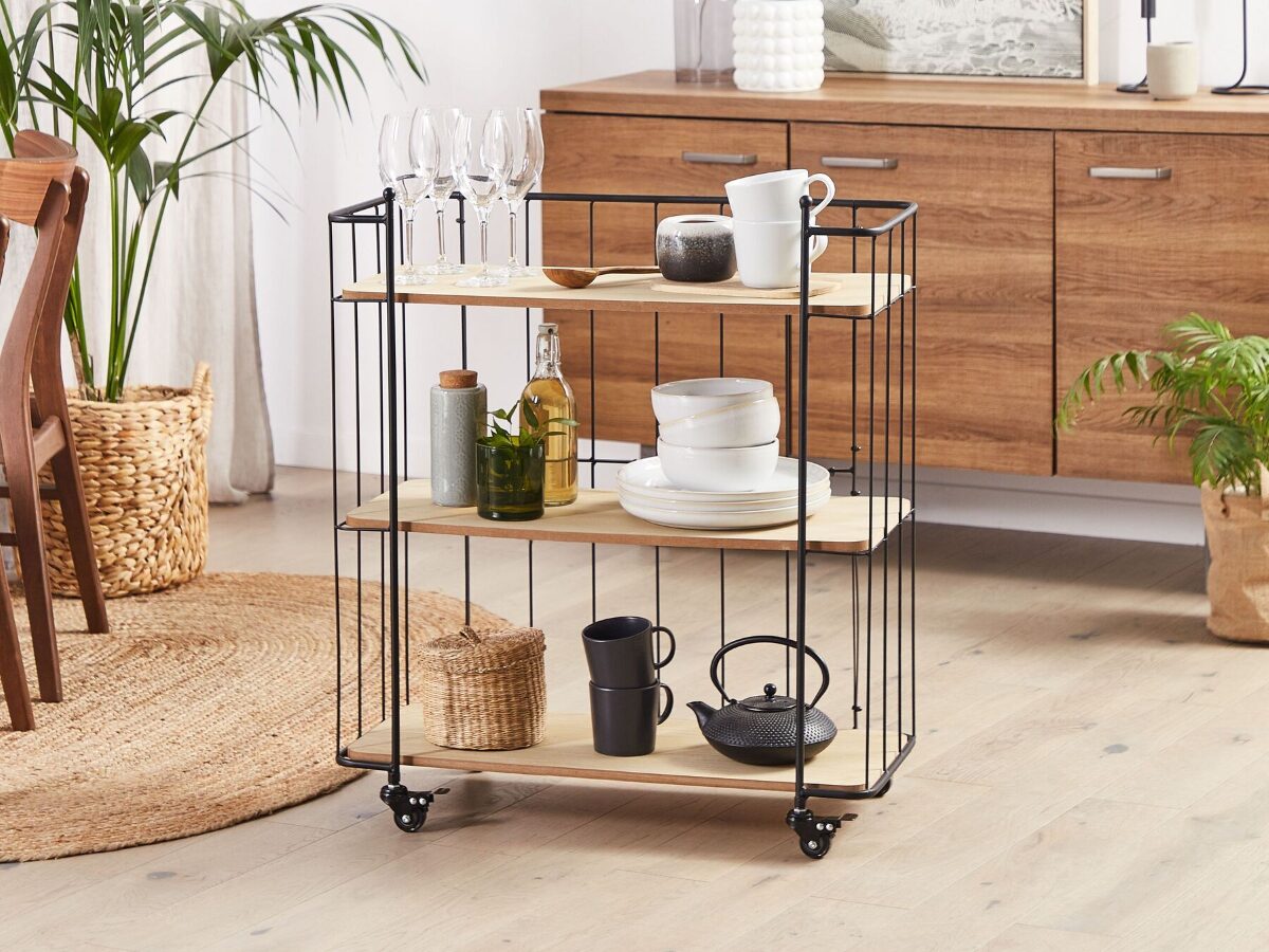 carrelli da cucina Beliani