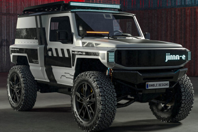 Possibile design di un futuro Suzuki Jimny elettrico