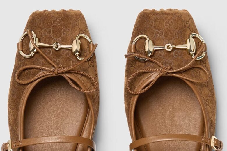 Le nuovissime ballerine Gucci con la punta quadrata fanno impazzire le fashion addicted!