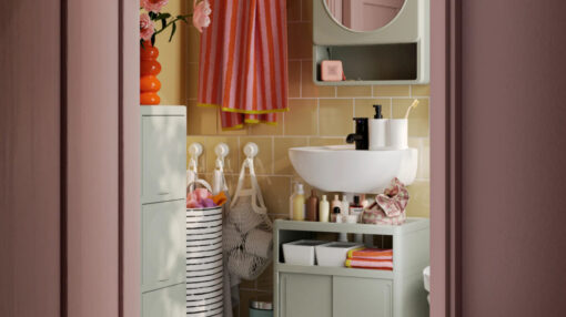 Arredare bagno secondario: soluzioni low-cost da Ikea
