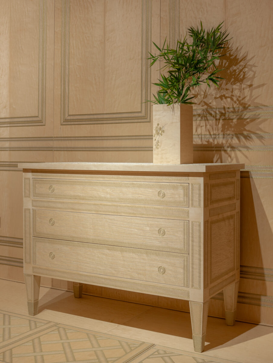 Ricamare il legno, un progetto inedito e singolare Ricamare il legno, un progetto inedito e singolare