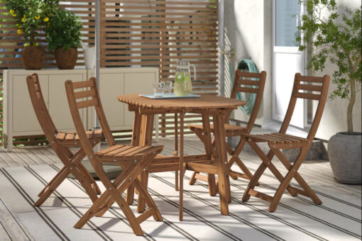 Tavolo pieghevole: la soluzione per il balcone da Ikea