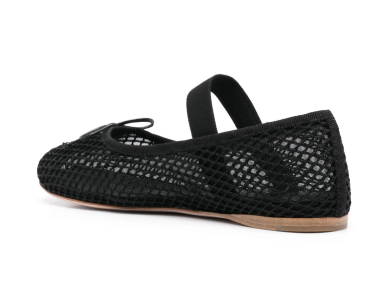 ballerine in rete Miu Miu