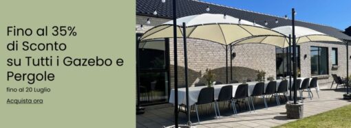 Gazebo Beliani in saldo! – 35% fino al 20 luglio 2025