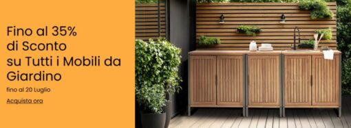 Mobili da esterno Beliani! L’offerta incredibile fino al 20 luglio