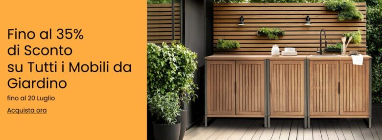 mobili da esterno Beliani