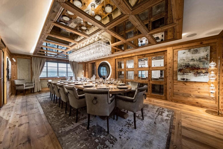 chalet-la-fenice -sala-pranzo