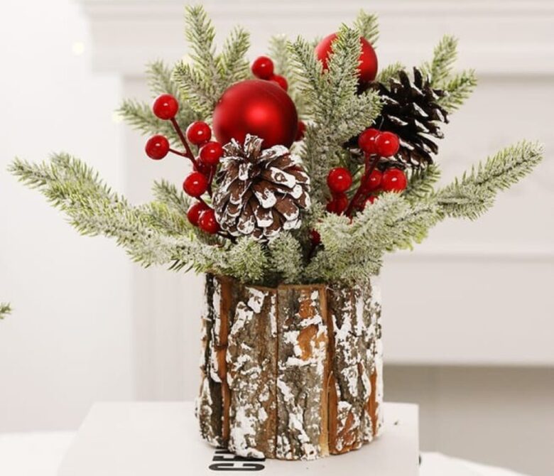 albero di Natale da tavolo Leroy Merlin