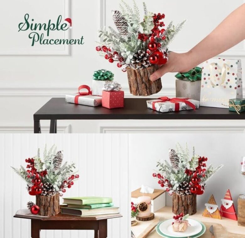 albero di Natale da tavolo Leroy Merlin