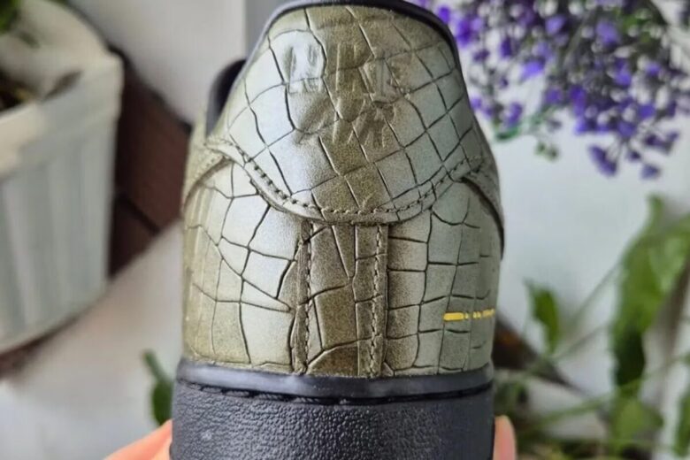 Nike AF1 Low Morse Code Croc Skin
