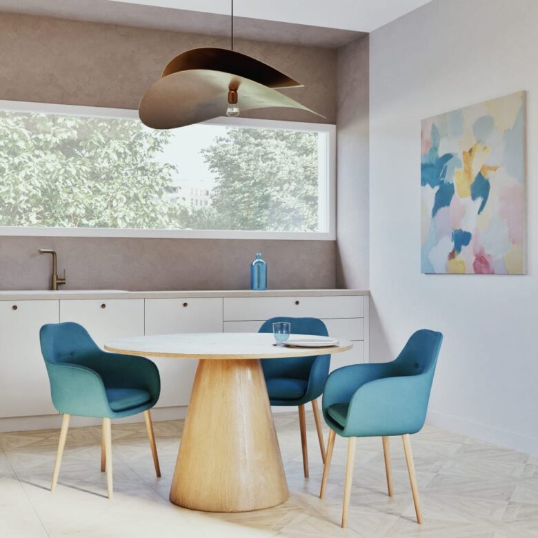 poltrona vintage blu Arnold Maisons du Monde