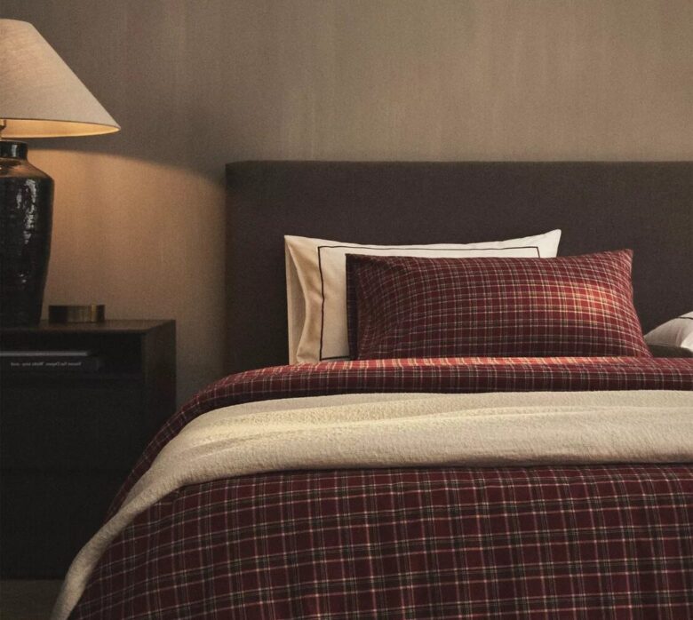 camera da letto natalizia