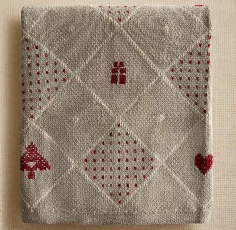 camera da letto natalizia