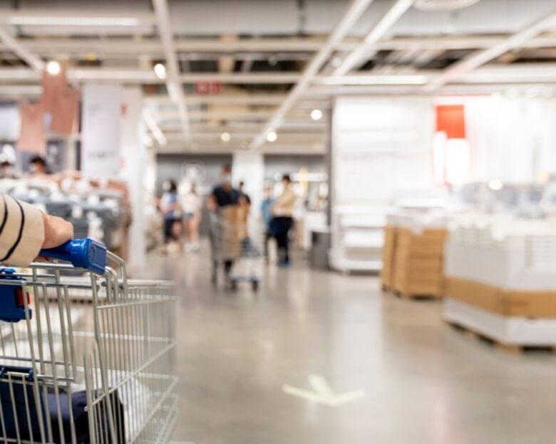 Carrello acquisti Ikea