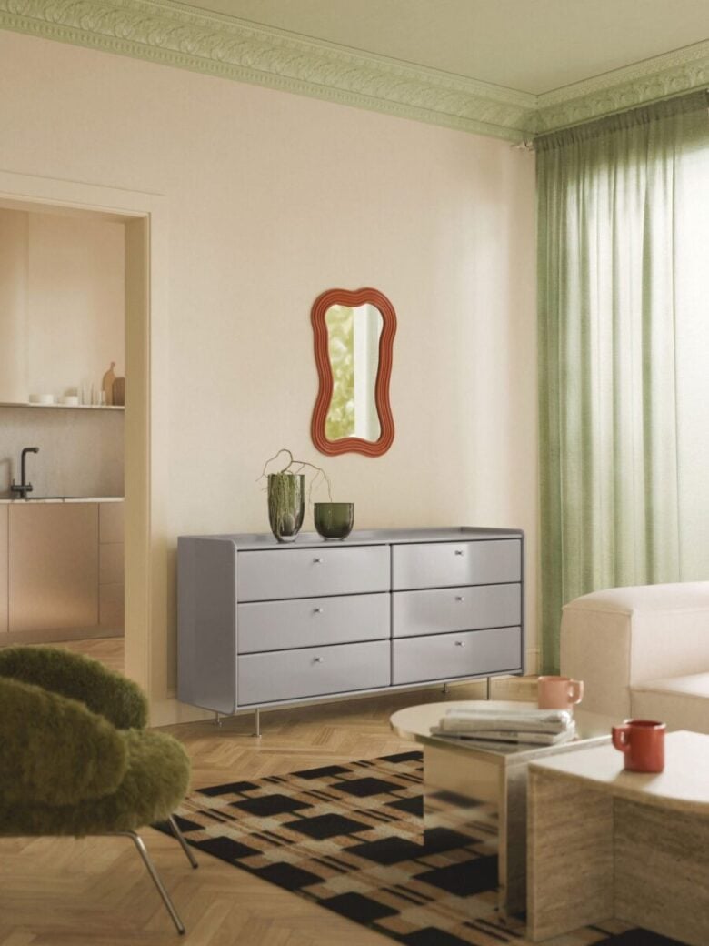 Coya cassettiera in metallo