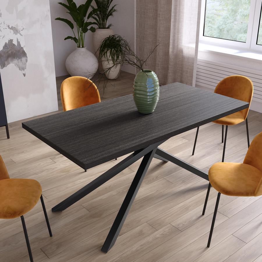 Tavolo da pranzo effetto rovere