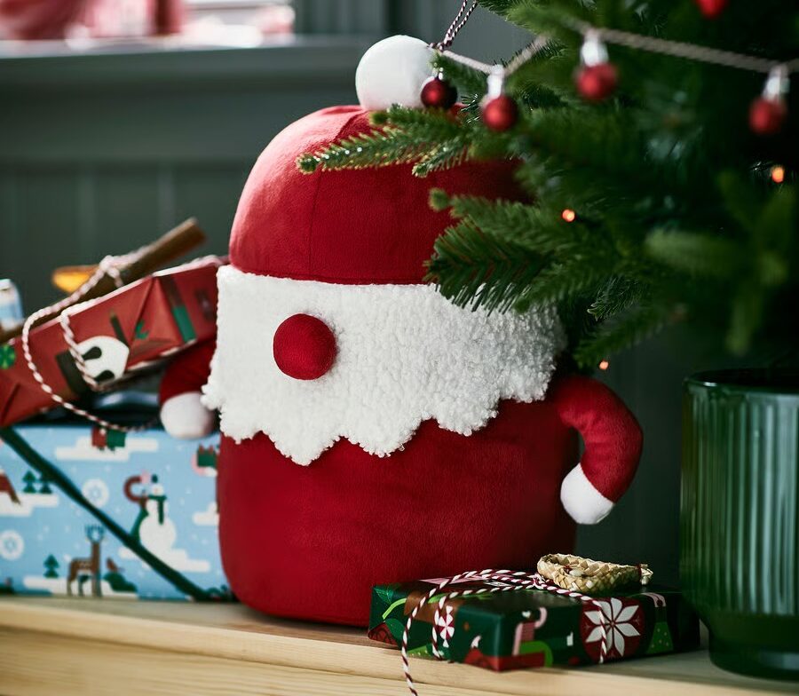 decorare il camino di Natale