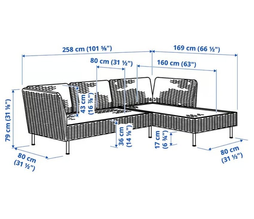 divano VITTSK&Auml;R Ikea