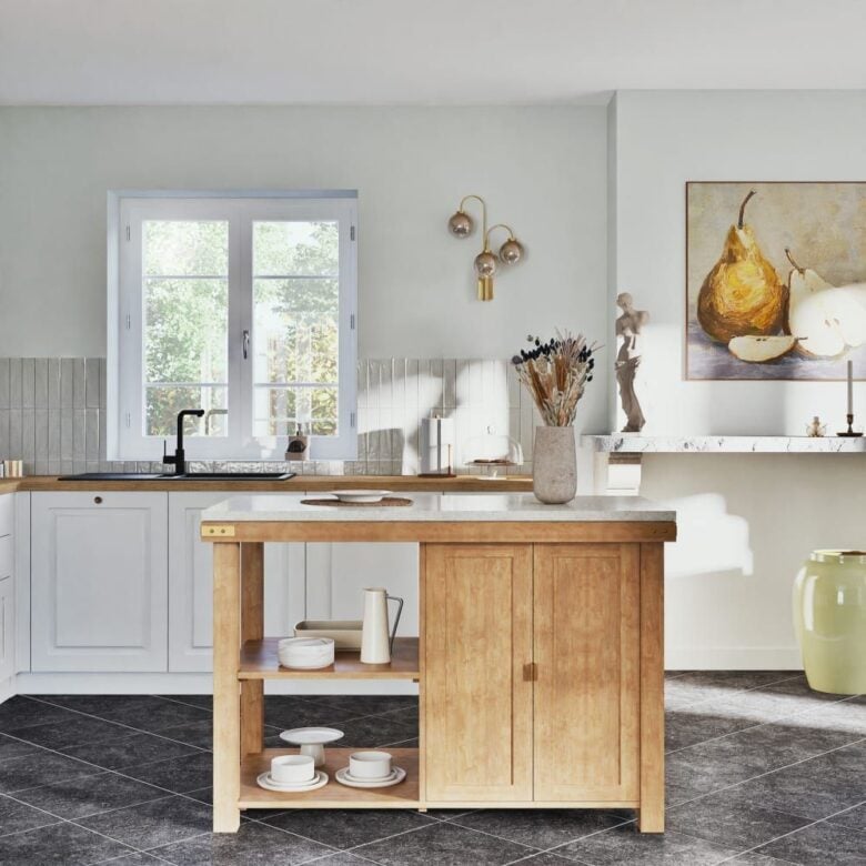 Cesaire applique vetro ambrato