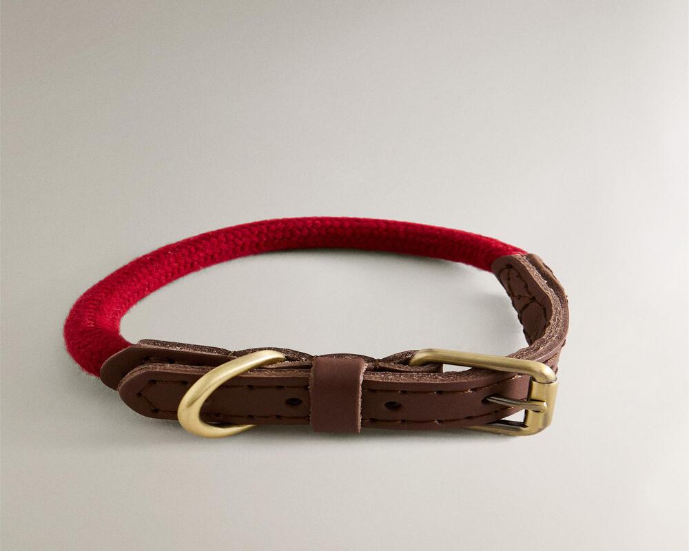 Collare in corda e pelle