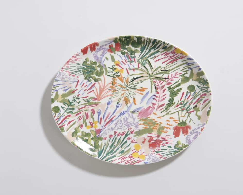 Iris set di piatti in ceramica