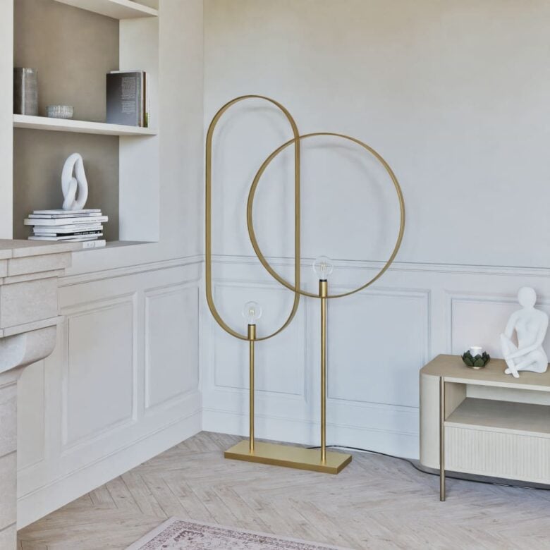 Oval lampada da terra