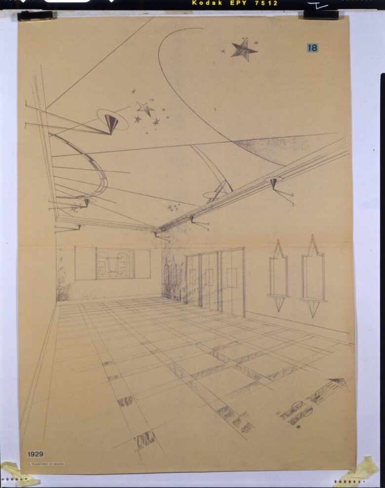 RP466_prospettiva_atrio_© Fondazione Piero Portaluppi