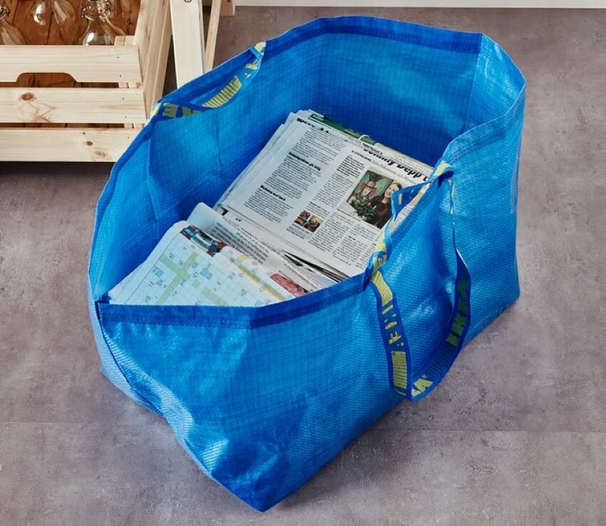 Borsa blu FRAKTA IKEA