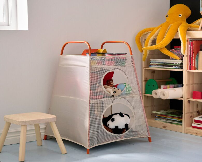 TIGERFINK portatutto beige e arancione