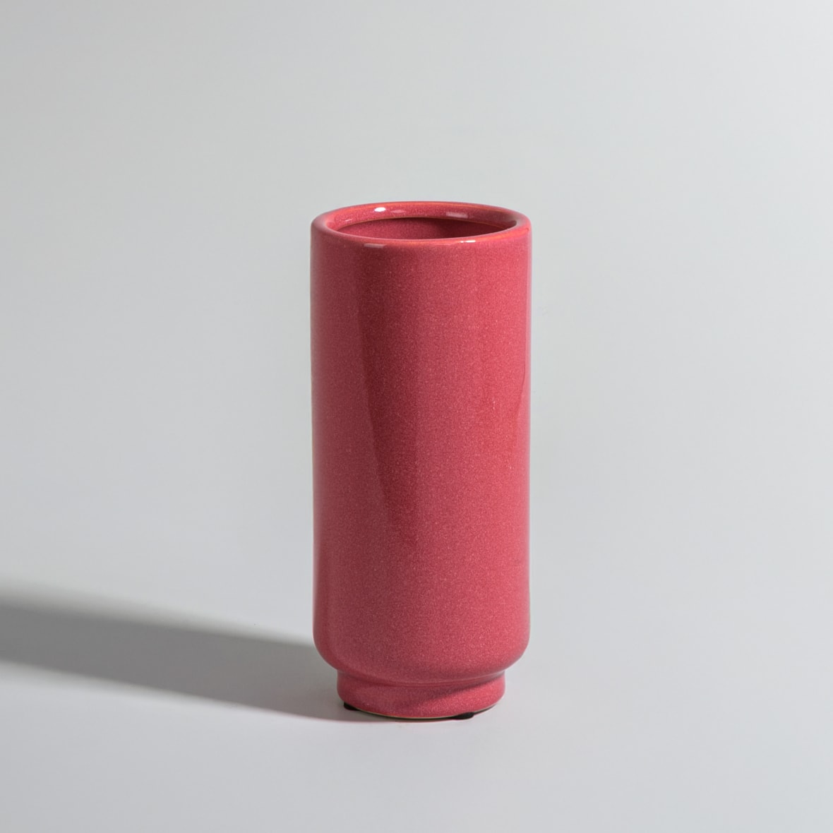 Vaso in gres rosa