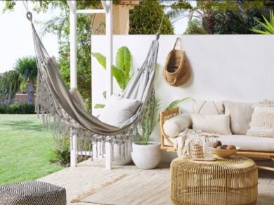 Il trend outdoor estate 2026 parla chiaro: le amache Maisons du Monde sono ovunque