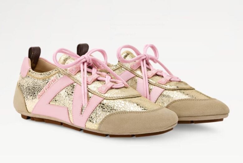 Tutti pazzi per la nuova LV Sneakerina nella doppia variante gold e silver