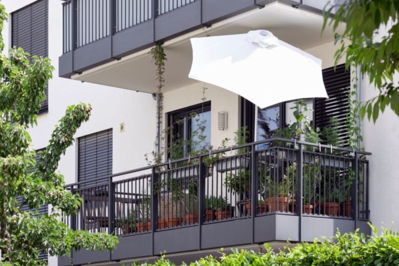 Piante sul terrazzo