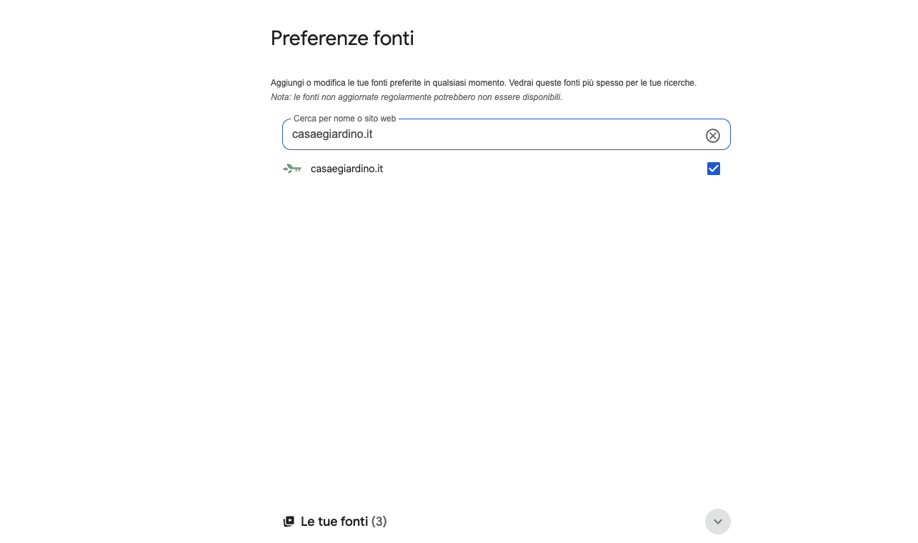 Le notizie diventano su misura: Google introduce le &ldquo;Fonti Preferite&rdquo;