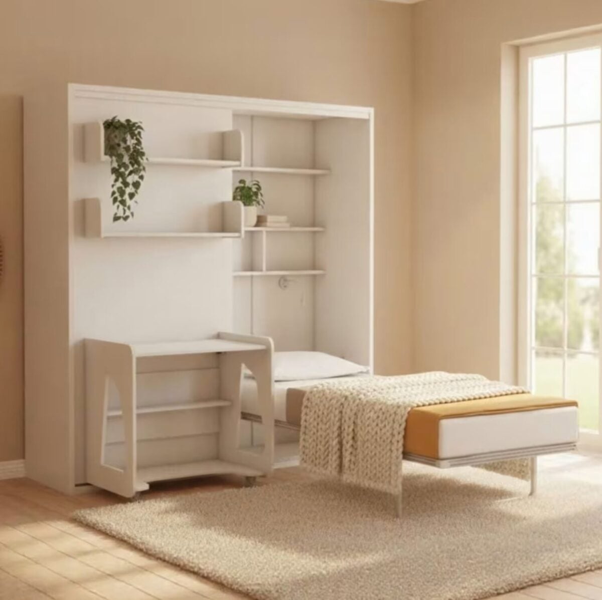 Con gli arredi Maisons du Monde anche una camera da letto di 6 mq sembra più grande Con gli arredi Maisons du Monde anche una camera da letto di 6 mq sembra più grande