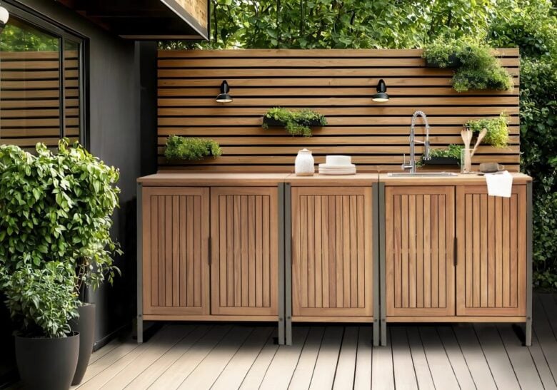 cucine esterno Beliani in sconto