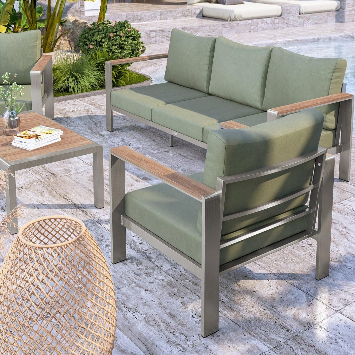 Salotto da esterno elegante: con Deghi il relax è di casa Salotto da esterno elegante: con Deghi il relax è di casa