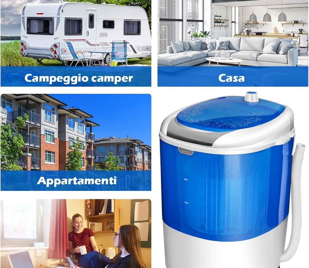 In vacanza ti salva il bucato: ecco la lavatrice portatile da avere sempre con te