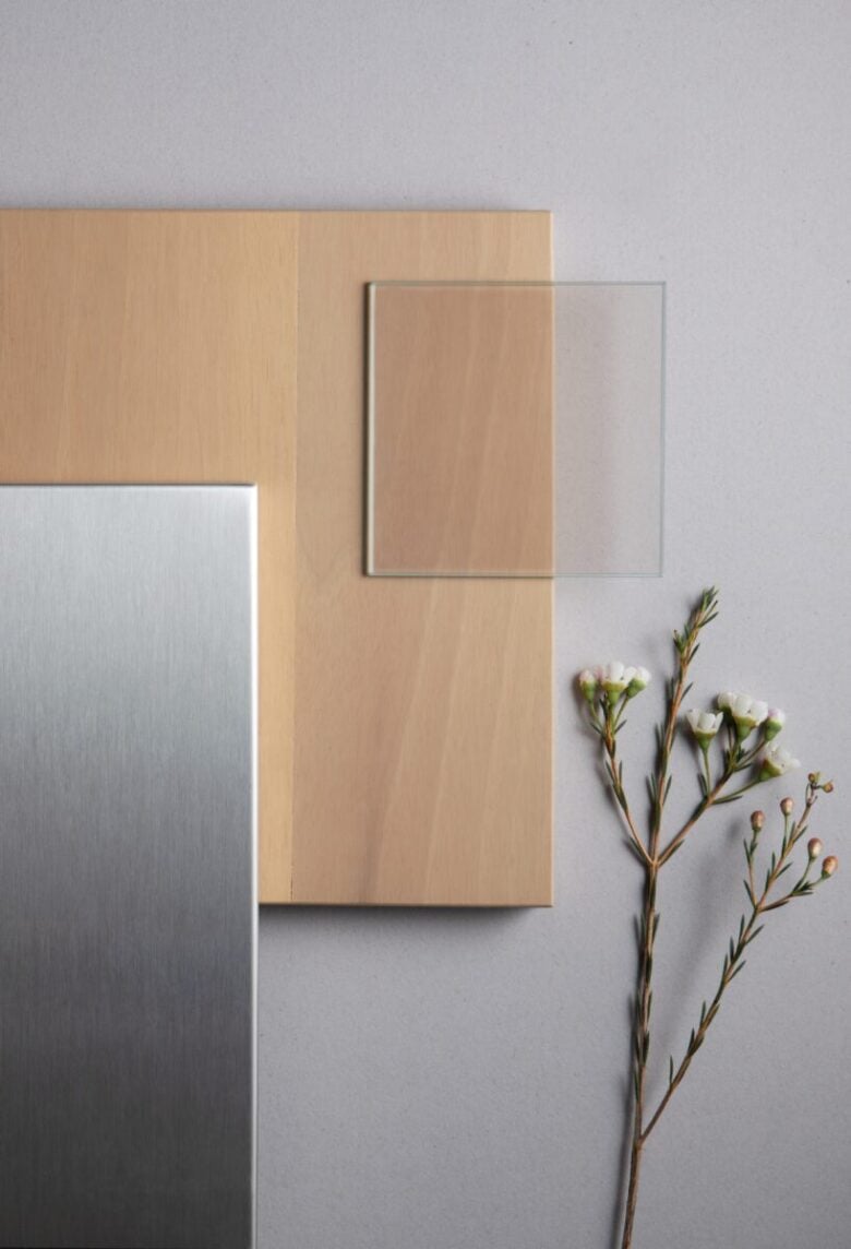 DoimoCucine_Coro composition_Impronta collection_materials