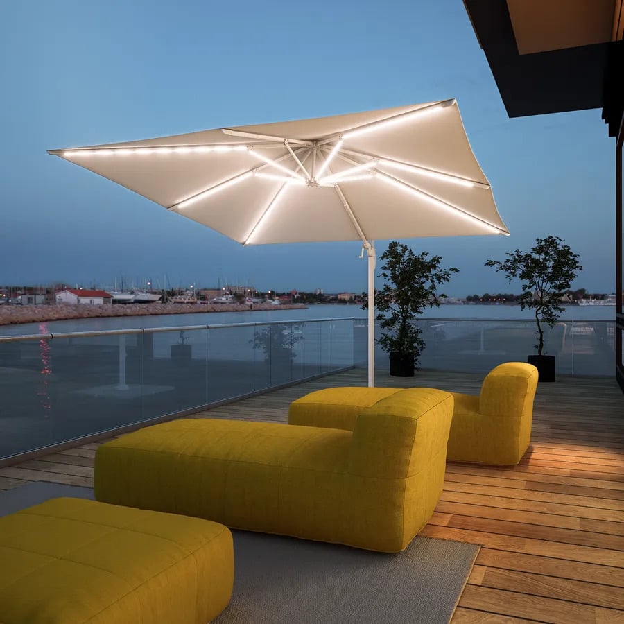 Ibiza ombrellone con LED