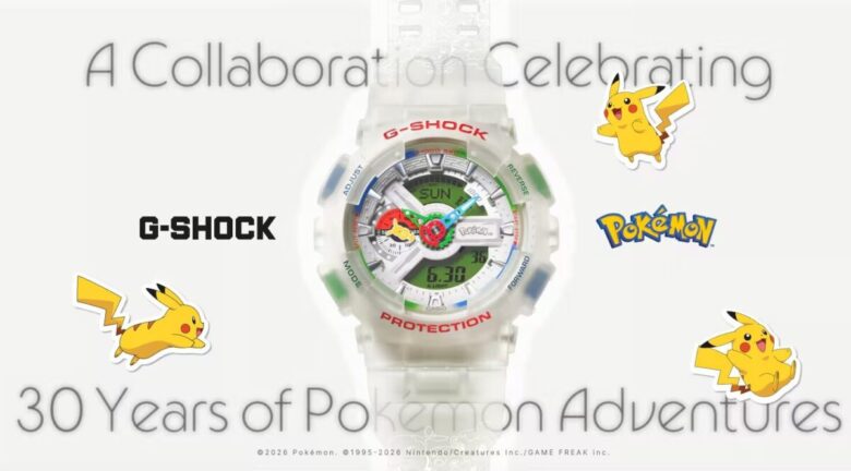 Nuovo G-SHOCK Pokémon 30th Anniversary